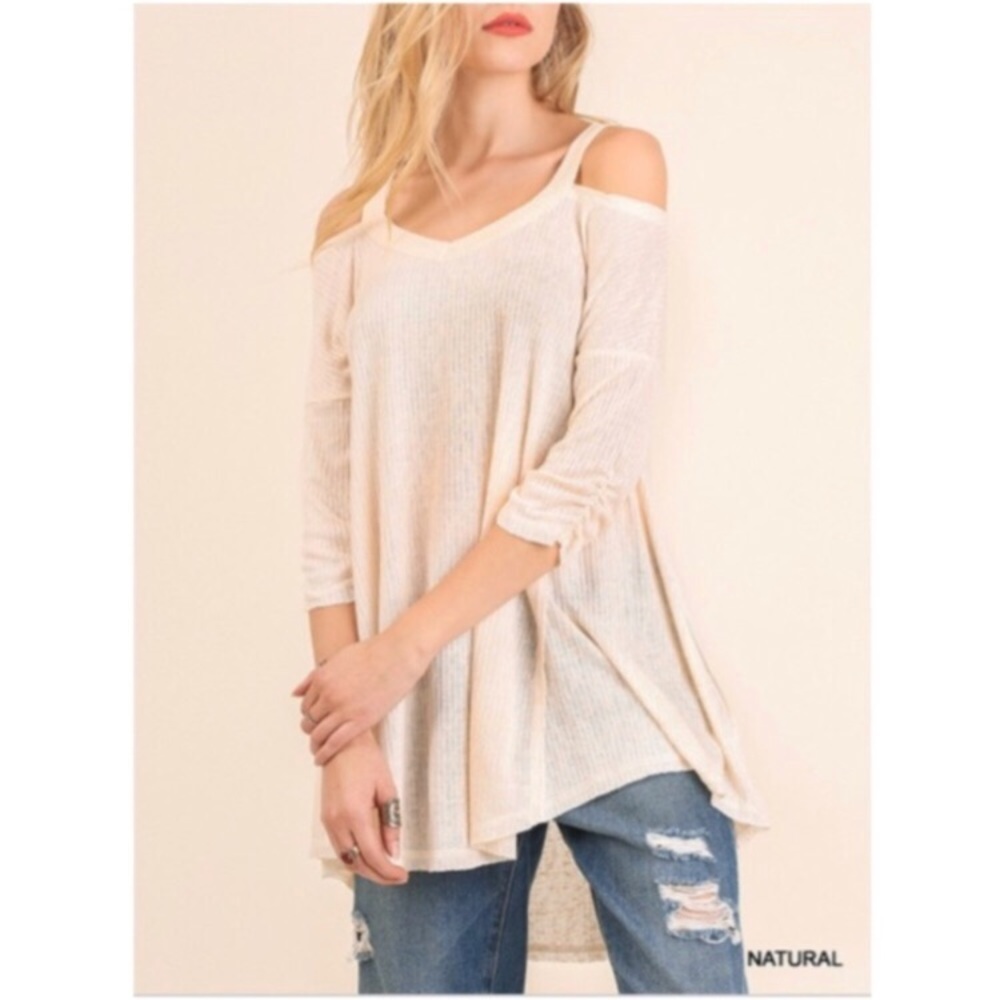 Cold Shoulder Tunic size Large